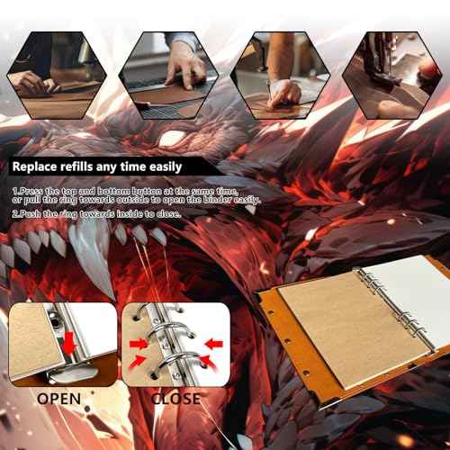 DUROTAN Tree of Life Journals Notebook Gift Set-Unique A5 Binder 400 Page Vintage Leather Suitable for Women & Men writing,Poets,Travelers,as a Diary Dnd Gift