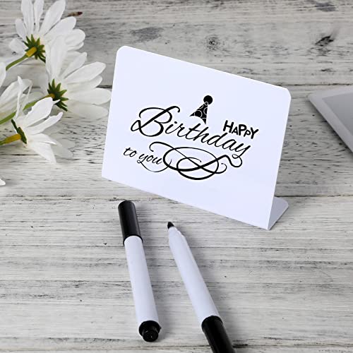 Small Chalkboard Signs Set - 12pcs 4x3 Inch Menu Labels & Message Boards