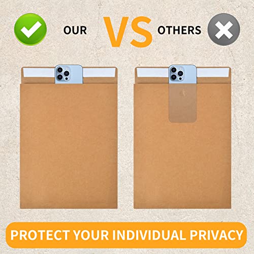 50 Pieces Expandable Envelopes 10x13x2 Large Kraft Envelopes 10x13 Catalog Envelopes Peel and Seal for Home Office Business Storage and Organizing (50)