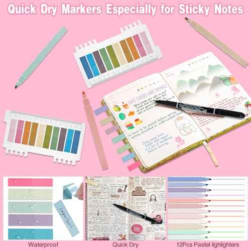 Bible Study Supplies [41 PCS] for Women - Bible Journaling Kit with No Bleed Highlighters & Pens, Bible Tabs Set and Bible Verse Gifts for Scripture Study