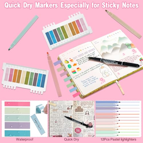 HRFGWDD 41-Piece Bible Study & Journaling Supplies Kit with Pens, Tabs, Highlighters