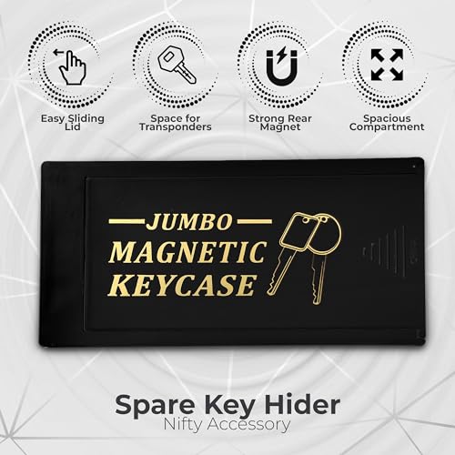 RamPro 3 Pack Magnetic Hide-A-Key Case – Discreet Car, Home & Office Spares