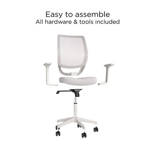 Union & Scale Staples UN59418 Essentials Mesh Back Fabric Task Chair, Gray