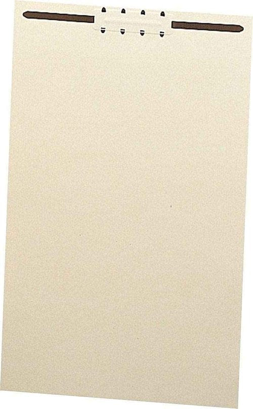 Smead Manila File Backs with 2" Fastener, Legal Size, Manila, 100 per Box (35521)