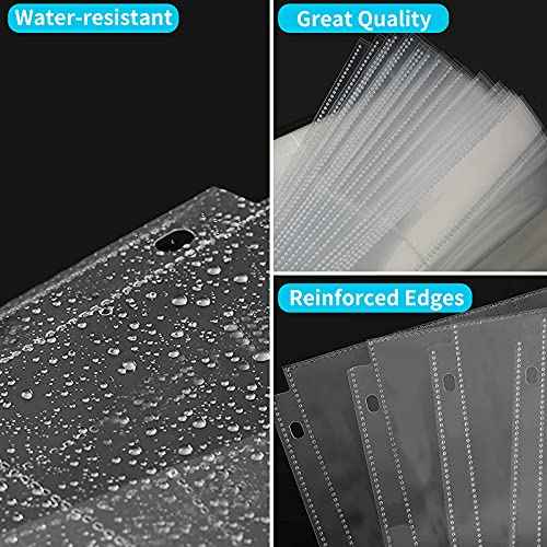30 Pack Photo Sleeves for 3 Ring Binder - (4x6, for 180 Photos), Archival Page Protectors, Clear Plastic Refill Pages, Postcard Sleeves, Acid-Free