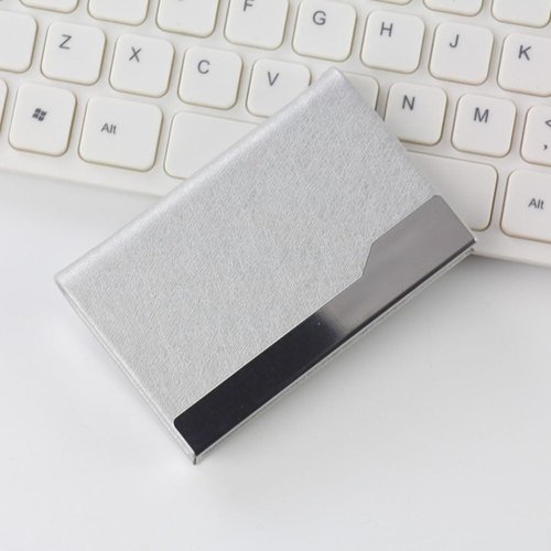 Business Card Holder, Multiple Card Slots, Can Hold 15-20 Cards, Ultra-Thin Metal Wallet, Can Be Used as a Gift