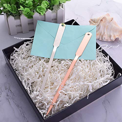 2 Pack Stainless Steel Letter Openers - Envelope Slitter for Office & Home