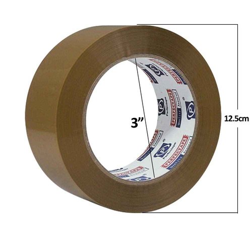 PERFECTAPE Heavy Duty Brown Packing Tape 12 Rolls, Total 1200M, 2.7 mil, 1.88 inch x 100 Meters, Ultra Strong, Refill for Packaging and Shipping