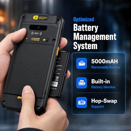 Vanquisher Android 16 Enterprise Handheld Mobile Computer H51S Barcode Scanner