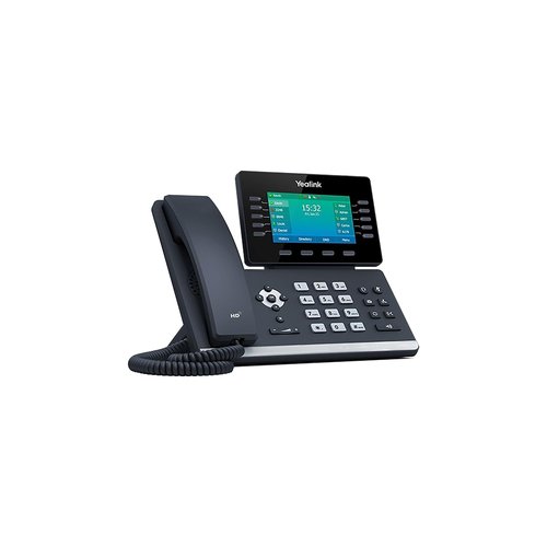 Yealink T54W IP Phone, 16 VoIP Accounts. 4.3-Inch Color Display. 802.11ac Wi-Fi, 802.3af PoE, Power Adapter Not Included (SIP-T54W)