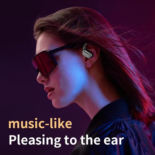 LCORDN AI Real-Time Translation Earbuds, 144 Languages & Accents, Simultanous Interpretation Wireless Earphones for Travel & Business, HD Sound Adjustable Ear-Hook Wireless Translator Earbuds