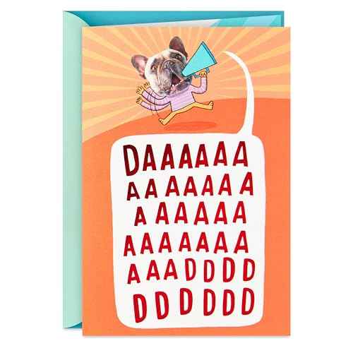 Hallmark Funny Birthday Card for Dad (French Bulldog)