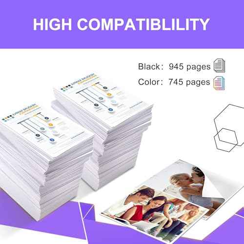 Generic Remanufactured Ink Cartridges Replacement for Epson 127 T 127 T127to use with WF-3520 WF-3530 WF-3540 WF-7010 WF-7510 7520 545 530 625 645 (1 Black, 1 Cyan, 1 Magenta, 1 Yellow) 4Pack, Normal
