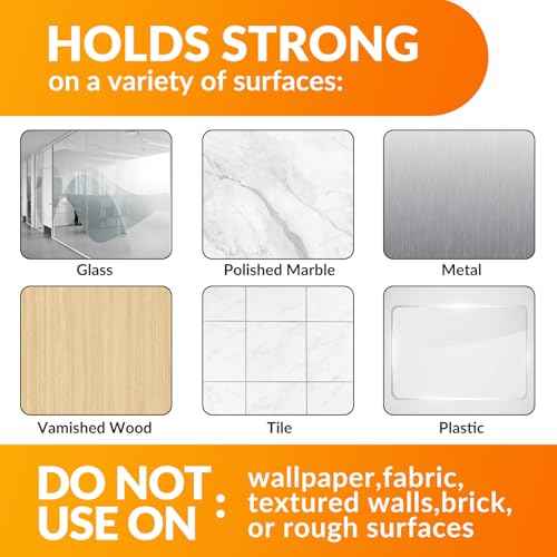 Kalami 6 Pack Vinyl Record Holder Wall Mount No Drill, Self Adhesive Acrylic Record Shelf Display Racks for LP Album Covers CD Book Pictures