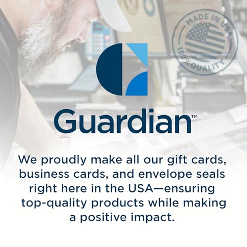 Guardian Pack of 500 Cash Deposit Envelopes with Gummed Flaps - Made in USA