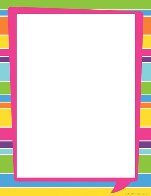 Barker Creek Designer Computer Paper 200 Sheet Set, Chevron & Stripes, Multi-Design, 50 Sheets Each of 4 Colorful Designs, Home, Office, and School Supplies, 8.5" x 11", 200 Sheets (3723)