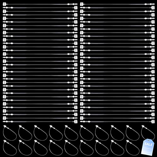 5in Clear Plastic Fastener Hang Tag Snaps (3000 Pack) for Clothing & Retail