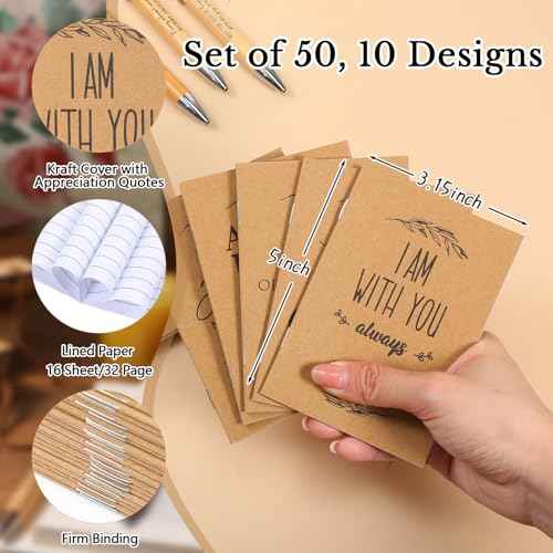 Fuutreo 150 Pcs Christian Gifts Bulk 50 Bible Verse Notebook 50 Bible Bamboo Pen and Religious Bookmarks Christian Notepad Prayer Journal Gifts for Church Men Women Sunday School Teacher Pastor Clergy