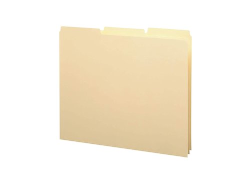 Smead Heavyweight Guides, 1/3 Cut Tab (Blank), Letter Size, Manila, 100 Per Box (50134)