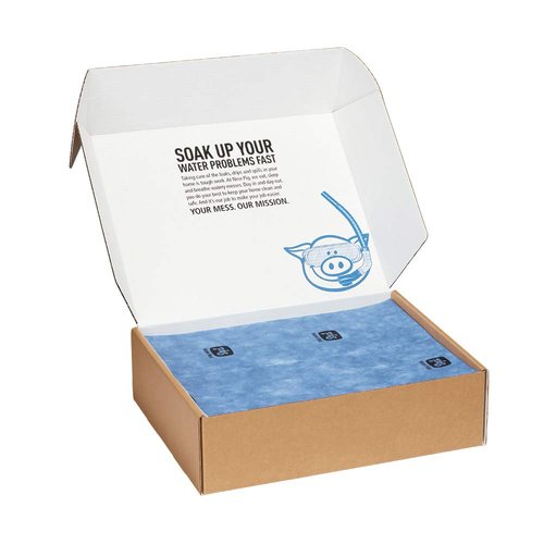 PIG Water Absorbent Mat - Reusable 15" x 19" Pads - 20 Pack for Maximum Absorption