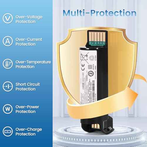 DS2278 for Zebra Scanner Battery Replacement - for Zebra DS22 Battery - BT-000317-01 Rechargeble DS22 DS2208 CR2278 CR2278-PC DS2278SR DS2278-HC Lithium Scanner Barcode 3400mAh