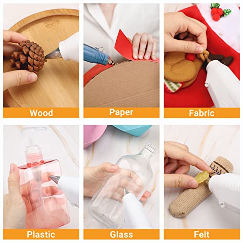 Manarty 48 Pcs Colored Hot Glue Sticks 0.43 x 4