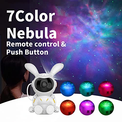 Star Projector Light with Remote & Timer, 360° Nebula Galaxy Night Lamp