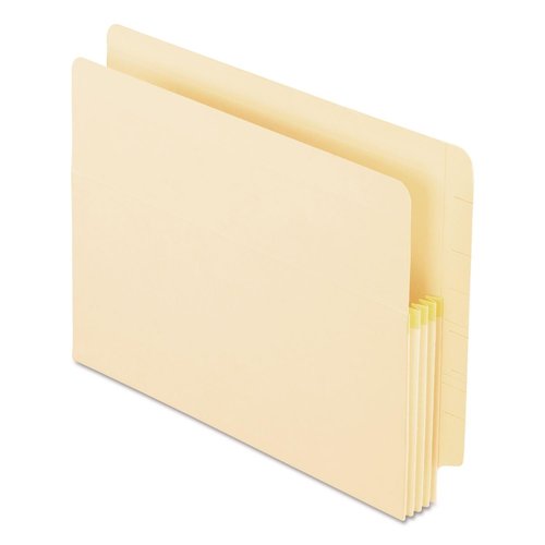 Pendaflex 12812 Manila Drop Front Shelf File Pockets, Straight Cut, Letter, Manila (Box of 25)