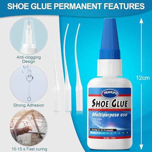 Super Glue for Shoe Repair - Heavy Duty, Ideal for Soles, Boots, Sneakers, Heels & Sandals - 30g