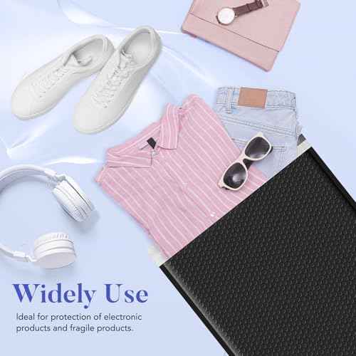 Fuxury Extra Large Bubble Mailers 14.5x19 Inch 15 Pack Seal Seal Black Bubble Envelopes Waterproof #7 Padded Envelopes Opaque Cushioning Mailer for Shipping Clothes, Books