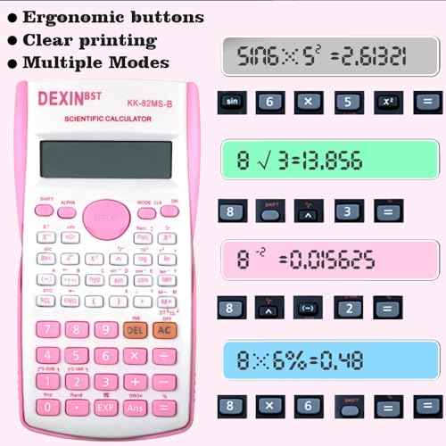 12 Packs Scientific Calculator Bulk,2-Line Engineering Science Calculator Statistical Multi-Function Ideal for Student Teacher School Finance Construction Business Office (4Colors)
