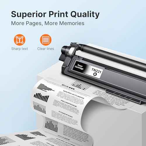 E-Z Ink Compatible Toner Cartridge Replacement for Brother TN221 TN225 Toner to Use with MFC-9130CW HL-3170CDW HL-3180CDW MFC-9340CDW MFC-9330CDW (1 Black 1 Cyan 1 Magenta 1 Yellow,4 Pack)