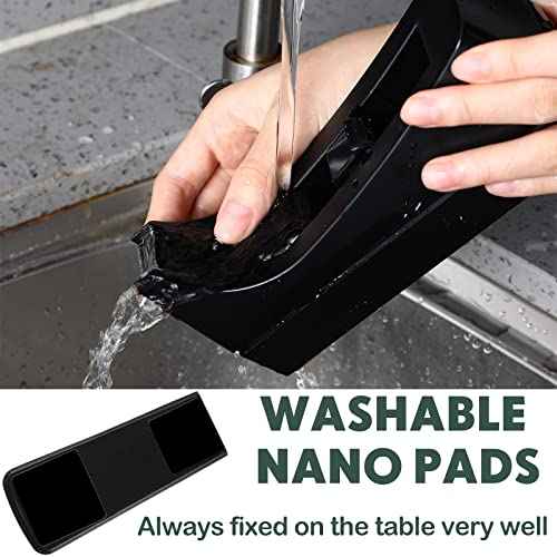 Yahenda 18 Pack Desktop Tape Dispenser Non Skid Base with 0.7 x 985 Inches Invisible Tape Refills Bulk Weighted Roll Dispenser for Office Home School