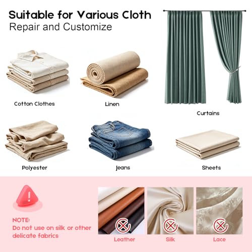 Stitch Gun for Clothes - Pink Handheld Quick Clothing Fixer by Xamanabu