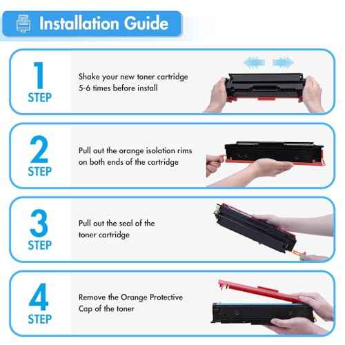 TRUE IMAGE 046 Black Toner Cartridge Compatible Replacement for Canon 046 046H Work for Canon Color ImageClass MF731Cdw MF733Cdw MF735Cdw LBP654Cdw Printer Ink 2-Pack