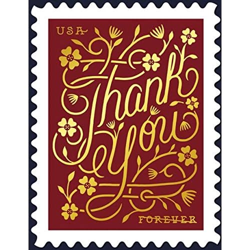 USPS Thank You (Sheet of 20) Postage Forever Stamps 2020 Scott #5519-5522