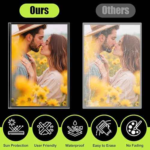 Self Laminating Sheets 8.5 x 11 Best Document Fit: Booklet Style Laminating Pouch, Easier Than Single Side Adhesive Laminate, Bubble Free Application Perfect for Menus, Recipes, Certificates, Artwork