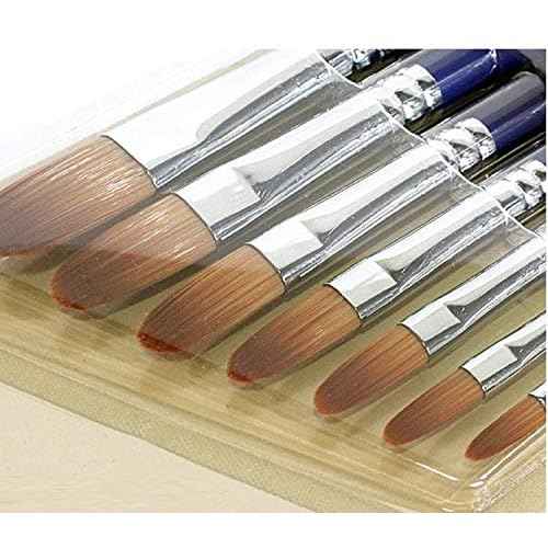 Artists Oil Acrylic Painting Brushes Set Hwahong 800 (7 Counts)