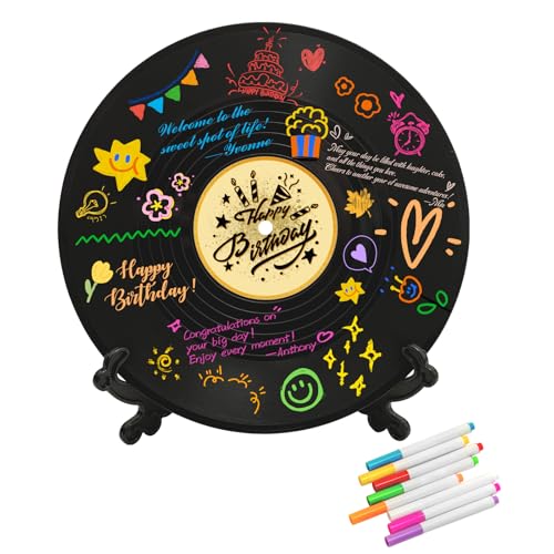 Birthday Vinyl Record Guest Book Alternative — LMVIYAN (Happy Birthday)