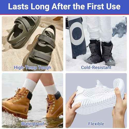 Shoe Glue, Super Clear Shoe Glue Sole Repair, Heavy Duty Repair Adhesive for Boot, Sneakers, Rubber Insole, Bottom, Leather Shoes, High Heels,Sandals, Waterproof, Quick Fix and Easy to Use