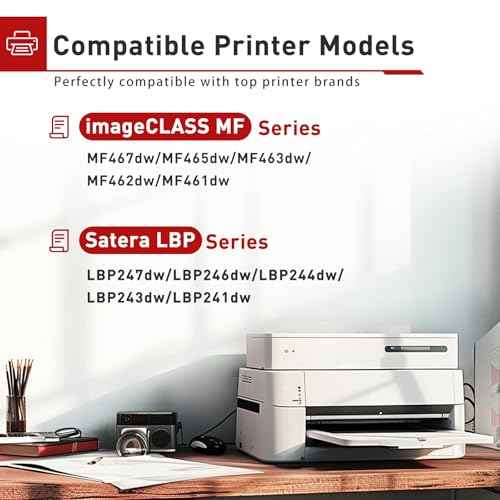 070H High Yield Toner Cartridge Compatible Replacement for Canon 070 070H CRG-070 Toner Work with Canon ImageClass MF465dw/MF462dw/LBP247dw/LBP246dw Printers|10200 Pages Yield,Cartridge 070H
