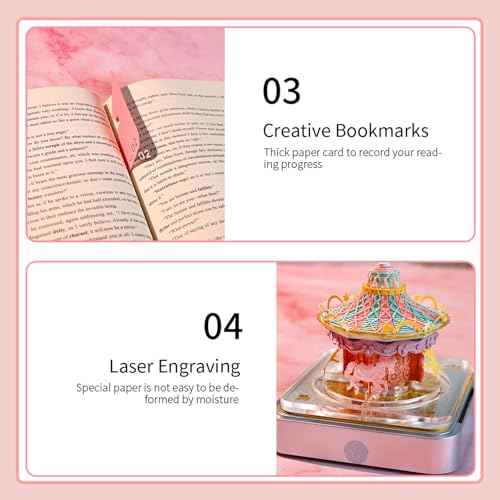 3D Calendar 2026,Time Piece Calendar 2026,3D Memo Pad,3D Desk Calendars 2026,Carousel Tear Away calendar,3D Art Notepad,Christmas Gift,New Year Gift (Carousel)