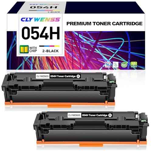 Compatible Toner Cartridge Replacement for Canon 054H 054 Black Toner for Color ImageCLASS MF642Cdw MF644Cdw LBP622Cdw MF641Cdw MF641Cw Printer (2-Pack)
