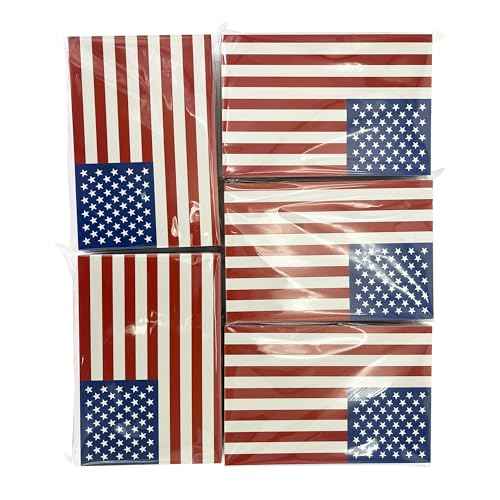 RXBC2011 500 postcard Patriotic American Card United States of America flag vintage postcard 4x6 Inch
