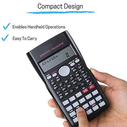 Mr. Pen Scientific 2 Line Calculator - Fraction & College Math Calculator for Students & Engineers