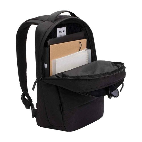Incase Compact City Backpack – 18L Everyday Travel Tech Backpack and Laptop Bag for Work or School – Three Pockets, 16” Padded Laptop Sleeve, Quick Access Pocket – Cordura Black