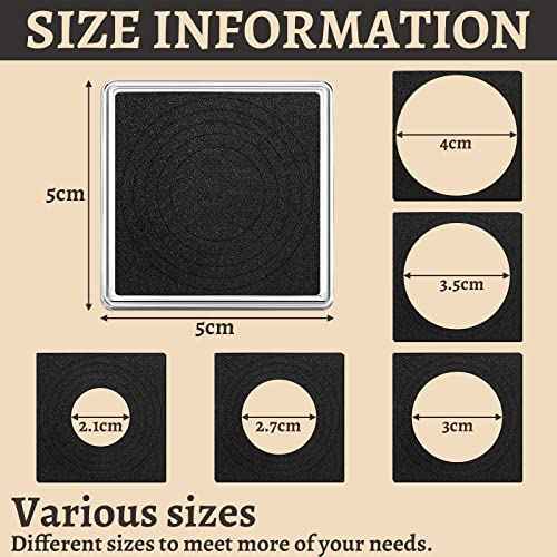 Leinuosen 150 Pcs Adjustable Acrylic Coin Cases for Collectors with Sponges 20/25/30/35/40 mm Coin Snap Holder Silver Dollar Protection Cases Dollar Collection Supplies