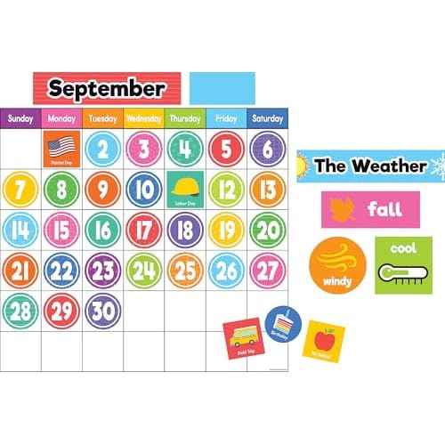 Teacher Created Resources Colorful Magnetic Calendar Set (TCR77067)