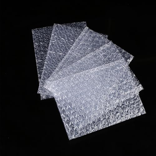 100 Pcs Clear Bubble Pouch Bags - Protective Shipping & Packing Wraps