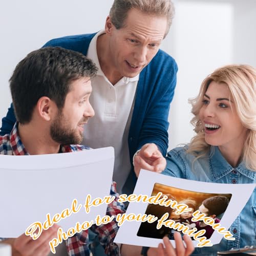 Fainne 120 Pieces Full Face Envelopes 37lb Paper Booklet White Envelopes with a Clear Full Window for Photos Catalog Magazine Brochures Certificates Company Calendar (9 x 12 Inch)